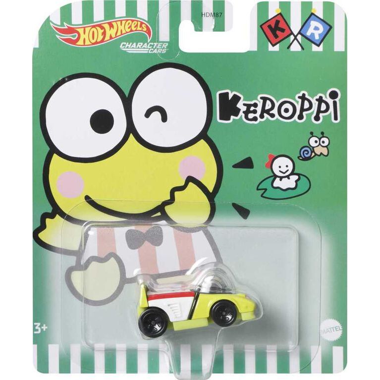 Hot Wheels Hello Kitty: Keroppi Character Car - Tistaminis
