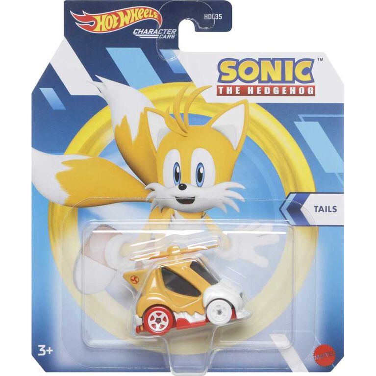 Hot Wheels Sonic the Hedgehog: Tails Character Car - Tistaminis