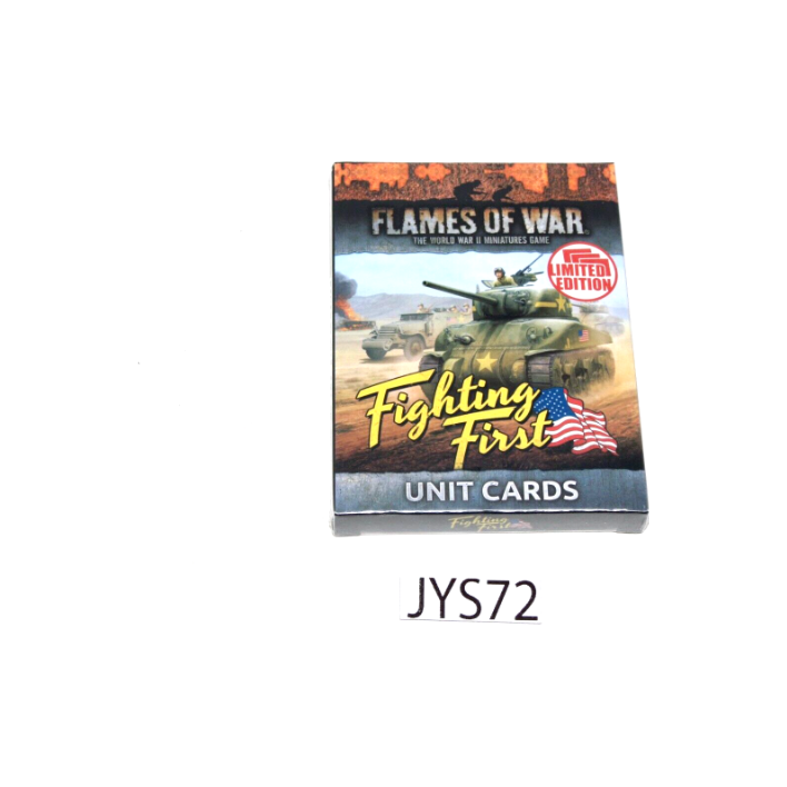 Flames of War Fighting First Unit Cards JYS72 - Tistaminis