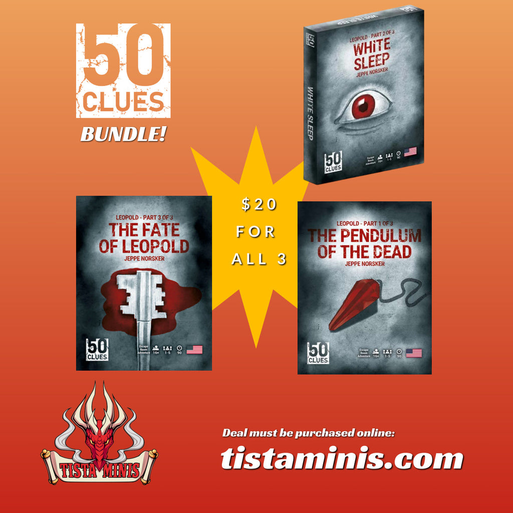 50 Clues - Season 1 Bundle - Save $25 - Tistaminis