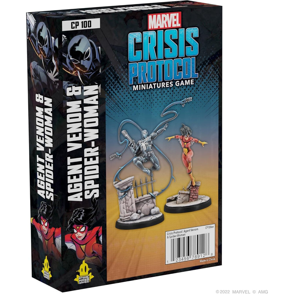 Marvel Crisis Protocol Agent Venom & Spider-Woman Character Pack New - Tistaminis