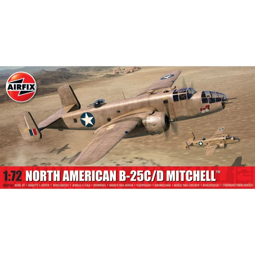 Airfix AIR06015A NORTH AMERICAN B-25 C D MITCHEL (1/72) New - Tistaminis