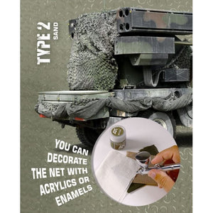 AK Interactive Regular Camouflage Net Type 2 Brown New - Tistaminis