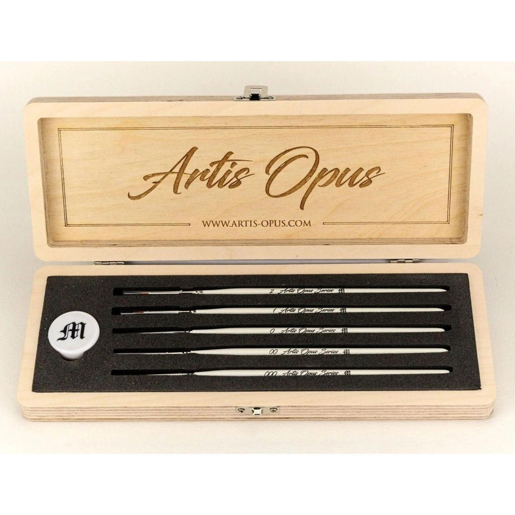 Artis Opus - Series M - Brush Set (5 Slot Deluxe) New - Tistaminis
