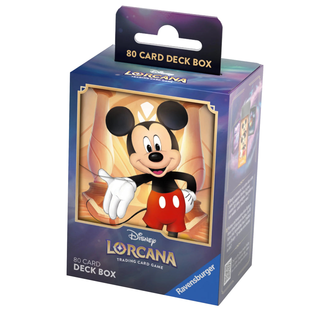 Disney Lorcana: The First Chapter: Mickey Mouse Deck Box (80ct) New - Tistaminis