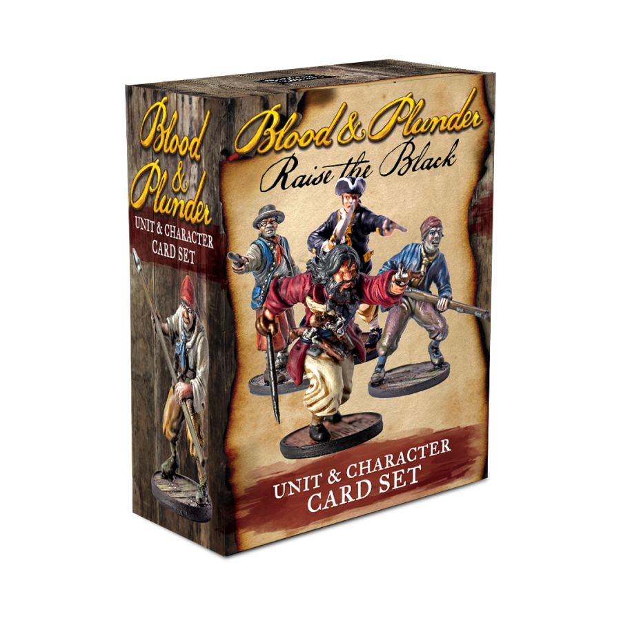Blood and Plunder Raise the Black Unit Card Deck New - Tistaminis