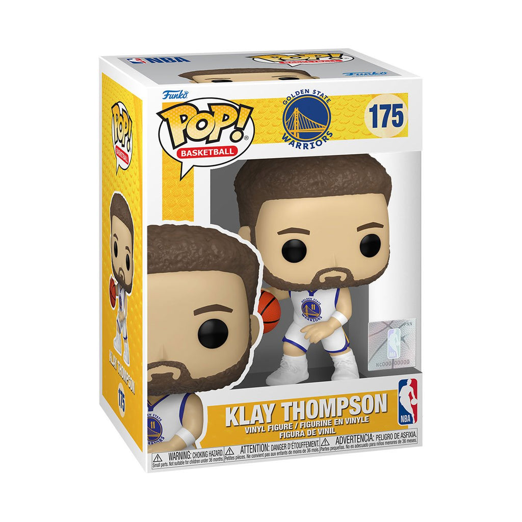 Funko POP NBA WARRIORS KLAY THOMPSON (WHITE) #175 New