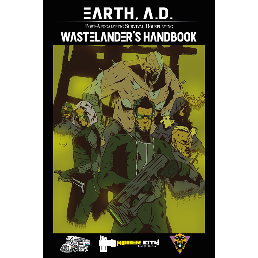 Hammer City Games Earth: After Death Post Apocalyptic Survival Roleplaying Wastelanders Handbook New - Tistaminis