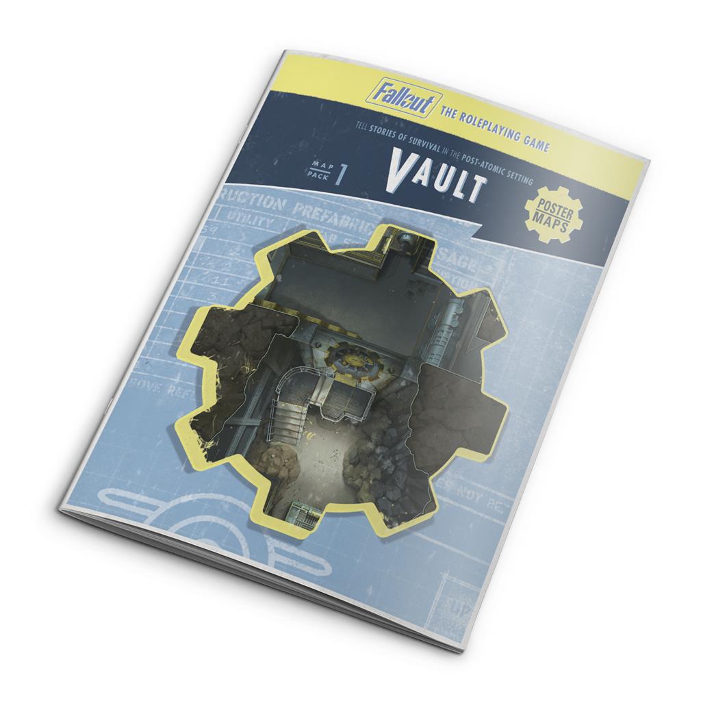 FALLOUT RPG MAP PACK 1: VAULT Feb-02 Pre-Order - Tistaminis