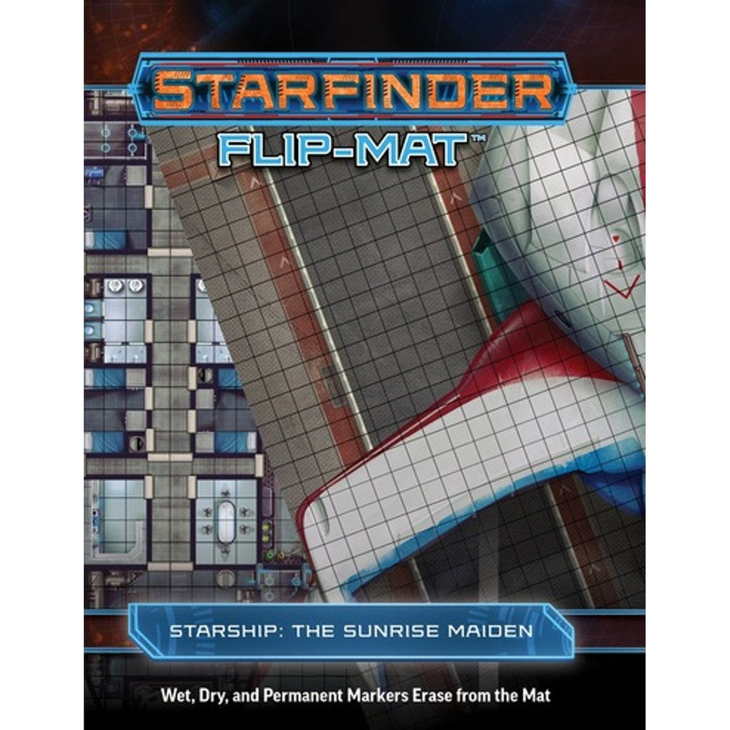 STARFINDER FLIP-MAT STARSHIP: THE SUNRISE MAIDEN New - Tistaminis