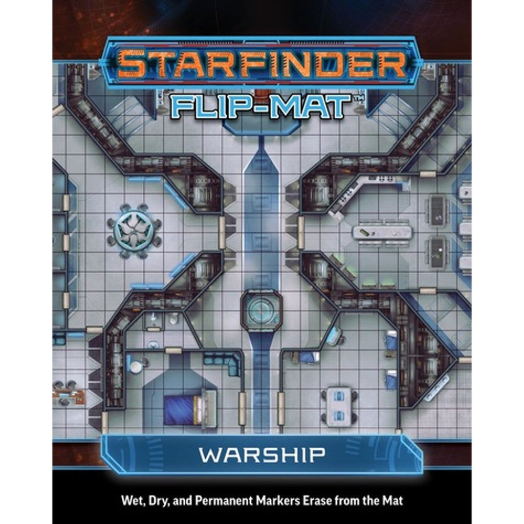 STARFINDER FLIP-MAT WARSHIP New - Tistaminis