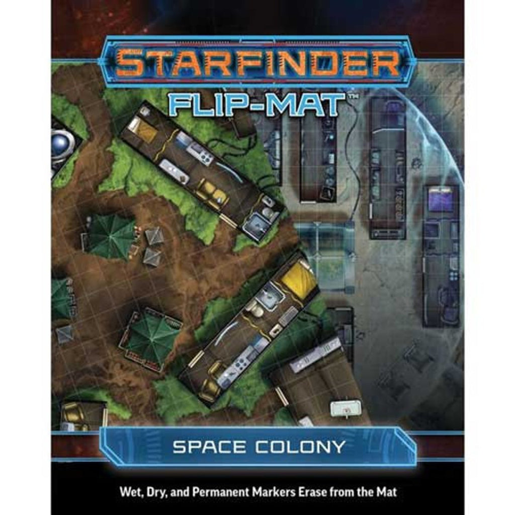 STARFINDER FLIP-MAT SPACE COLONY New - Tistaminis