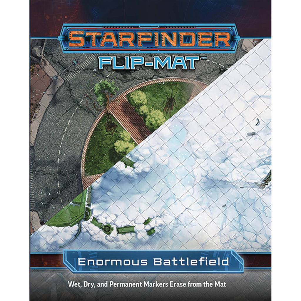 STARFINDER FLIP-MAT ENORMOUS BATTLEFIELD New - Tistaminis