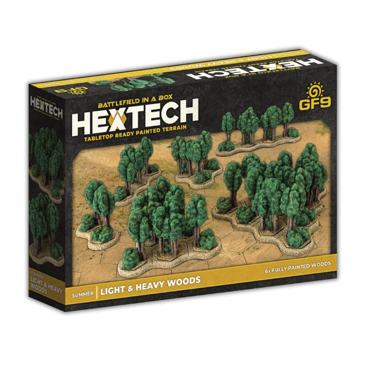Battletech Summer Light & Heavy Woods (x6 Green) Jun-23 Pre-Order - Tistaminis