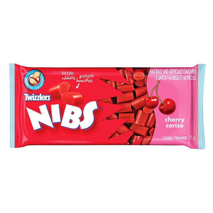 Twizzlers Nibs Cherry Candy (75g)