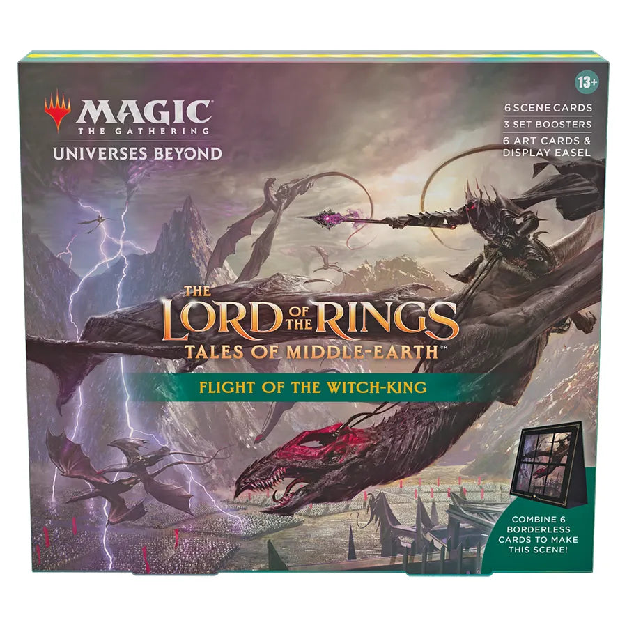 Magic the Gathering LORD OF THE RINGS HOLIDAY SCENE BOX - Flight of the Witch King New - Tistaminis