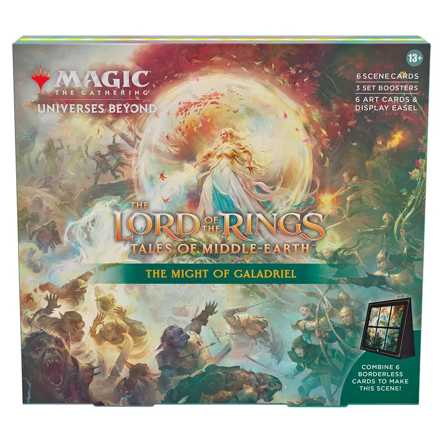 Magic the Gathering LORD OF THE RINGS HOLIDAY SCENE BOX - The Might of Galadriel New - Tistaminis