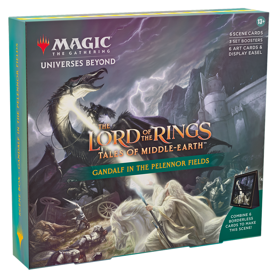 Magic the Gathering LORD OF THE RINGS HOLIDAY SCENE BOX - Gandolf in the Pelemmor Fields New - Tistaminis