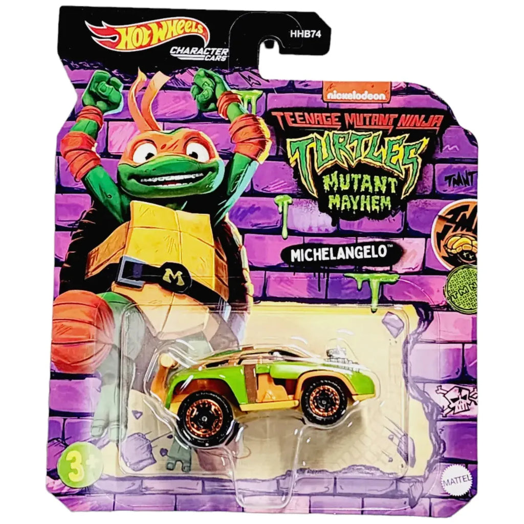 Hot Wheels Teenage Mutant Ninja Turtles Mutant Mayhem - Michelangelo - Tistaminis