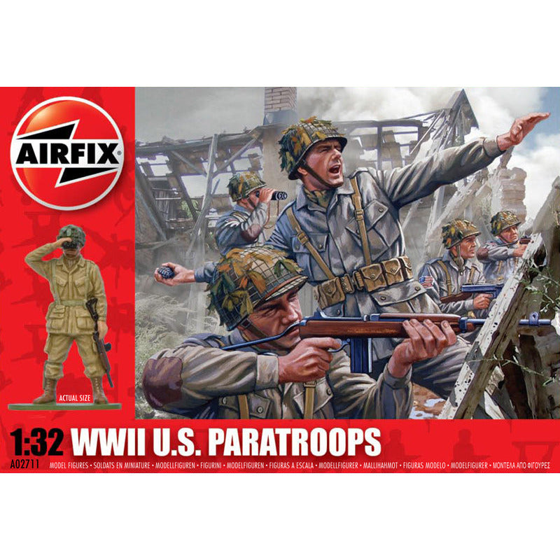 AirFix Vintage Classics WWII US PARATROOPS (1/32) New - Tistaminis