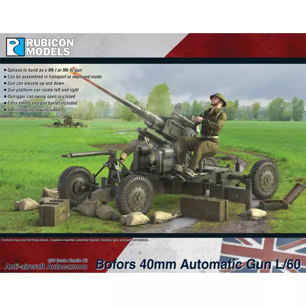 Rubicon British 40mm Bofors Automatic Gun Mk I/III - Tistaminis