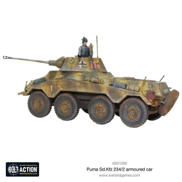 Bolt Action Puma Sd.Kfz 234/2 Armoured Car | Tistaminis