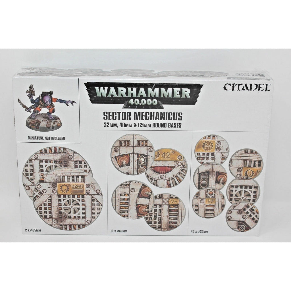 Warhammer Sector Mechanicus Bases | TISTAMINIS