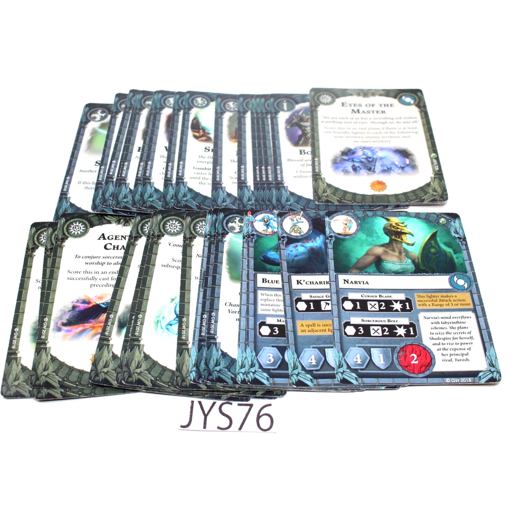 Warhammer Shadespire The Eyes of the Nine Cards - JYS76 - Tistaminis