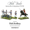 Black Powder American War of Independence Field Artillery and Army Commander New - TISTA MINIS