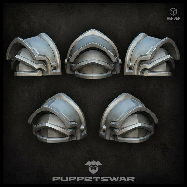 Puppets War H.I. Gothic Shoulder Pads New - Tistaminis