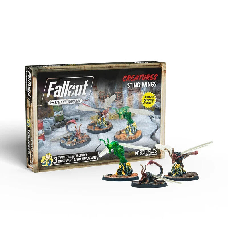 FALLOUT WASTELAND WARFARE CREATURES STINGWINGS New - Tistaminis