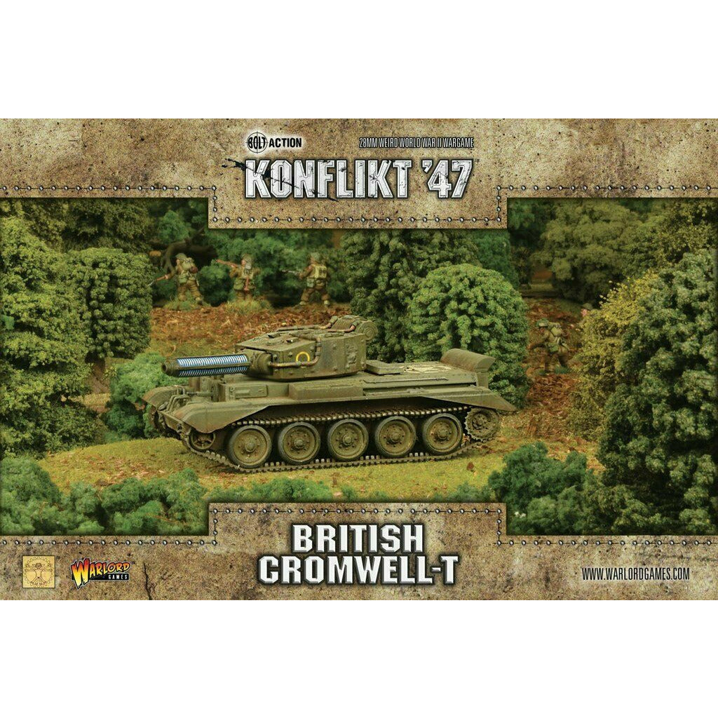 Bolt Action: Konflikt '47 - British Cromwell with Tesla Cannon New - TISTA MINIS