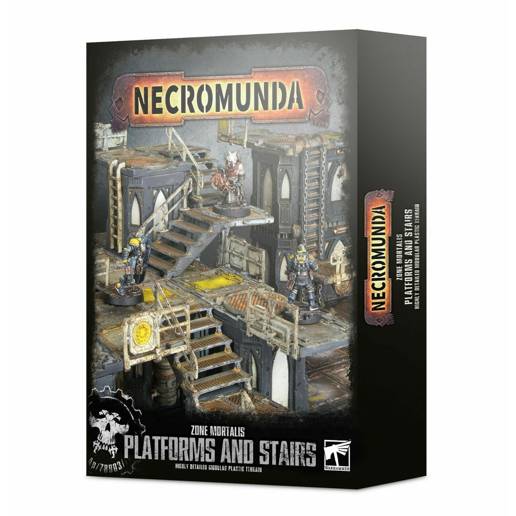Warhammer Necromunda ZONE MORTALIS: PLATFORMS & STAIRS New - TISTA MINIS