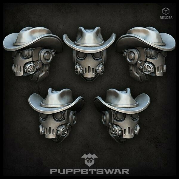 Puppets War Cyber Gunslinger Heads New - Tistaminis