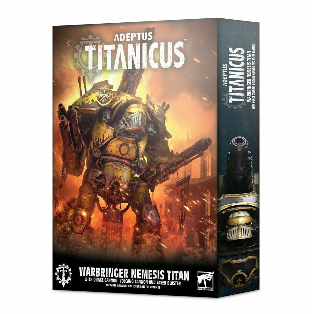 Warhammer Adeptus Titanicus WARBRINGER NEMESIS TITAN WITH QUAKE CANNON New - TISTA MINIS