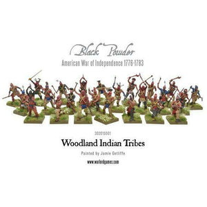Black Powder American War of Independence Woodland Indian Tribe New - TISTA MINIS