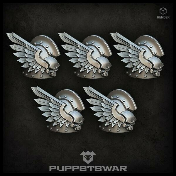 Puppets War Demonwing Shoulder Pads (right) New - Tistaminis