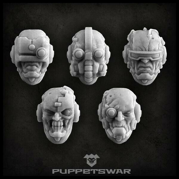 Puppets War Cyborg heads New - Tistaminis