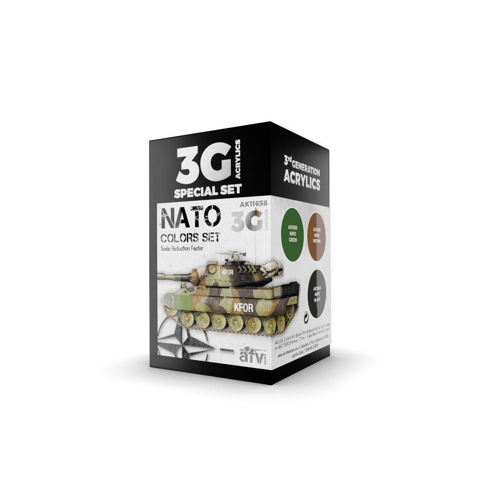 AK Interactive 3G NATO Colors New - Tistaminis