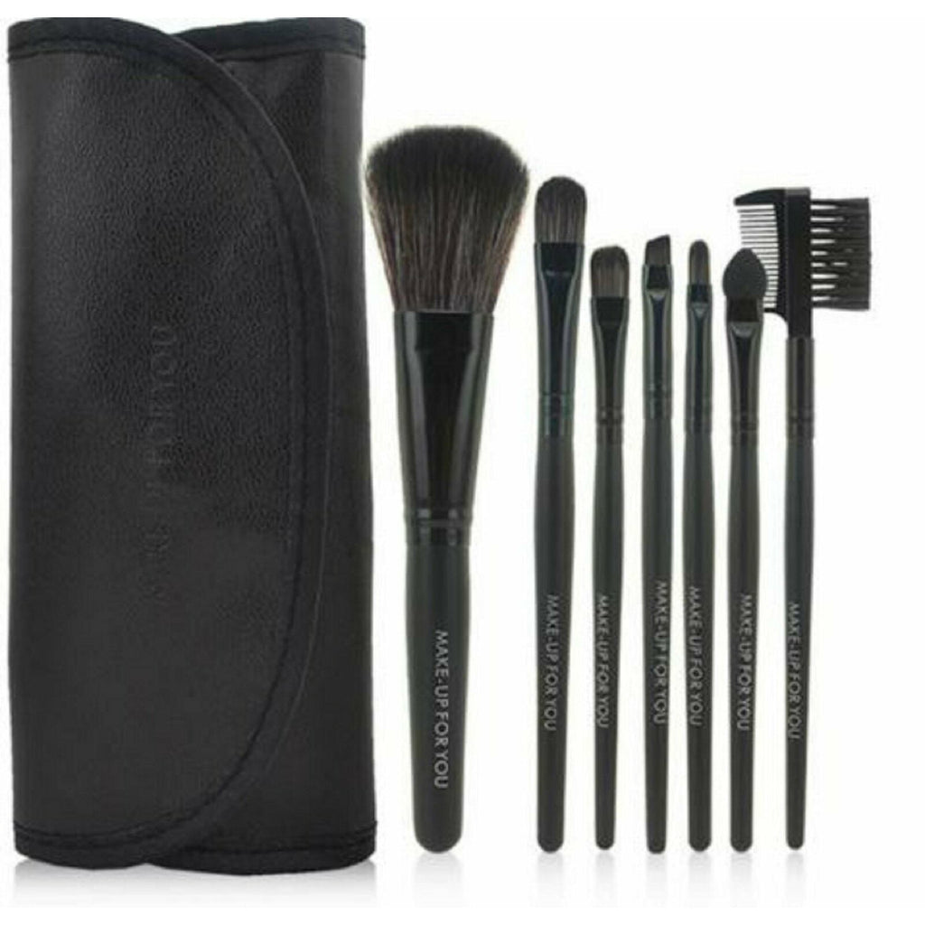 Makeup Kit Brush Set with Pouch and 7 Brushes - Brand New | TISTAMINIS