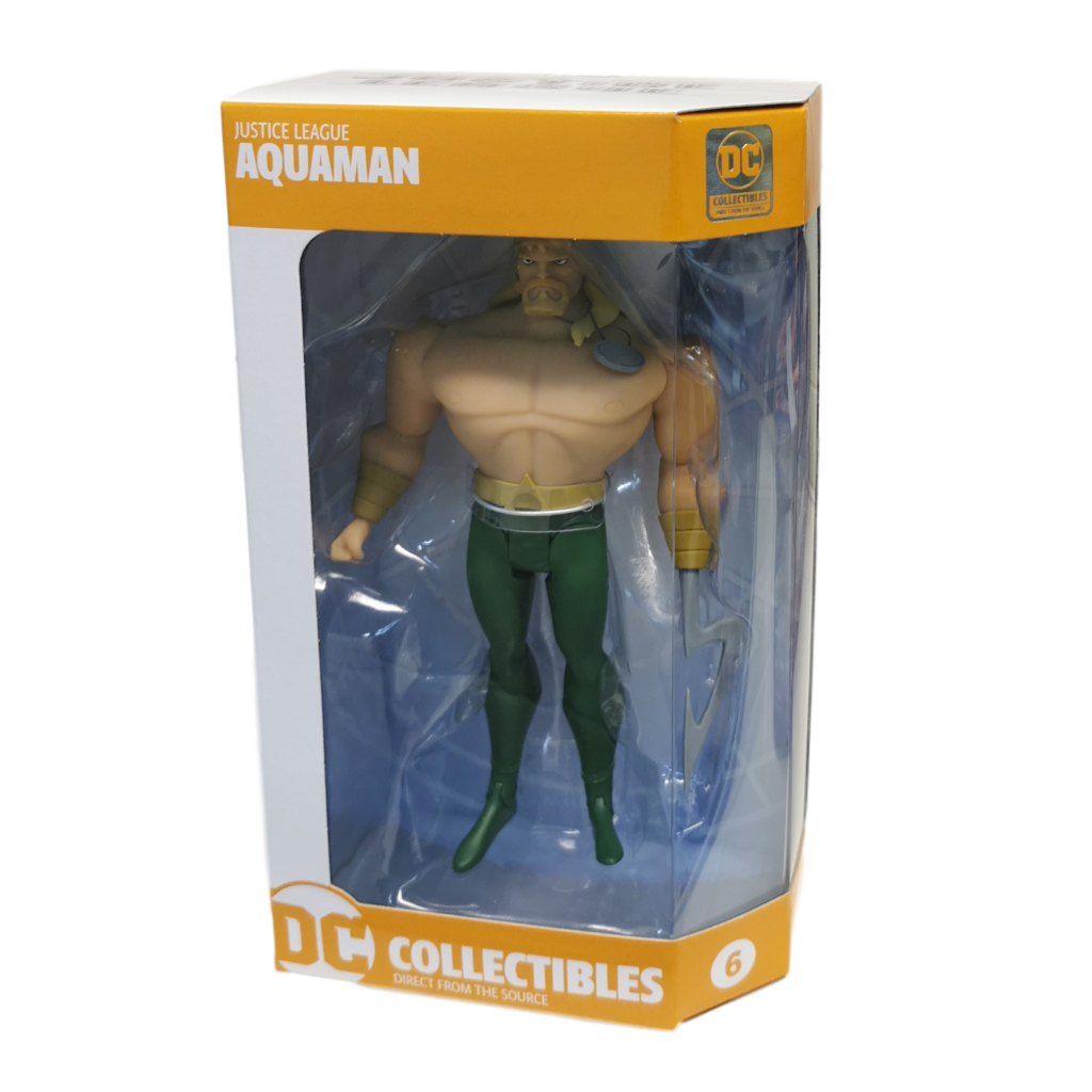 NEW JUSTICE LEAGUE ANIMATED AQUAMAN ACTION FIGURE #6 DC COLLECTIBLES - Tistaminis