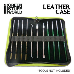 Green Stuff World Premium Leather Case for Tools and Brushes New - TISTA MINIS