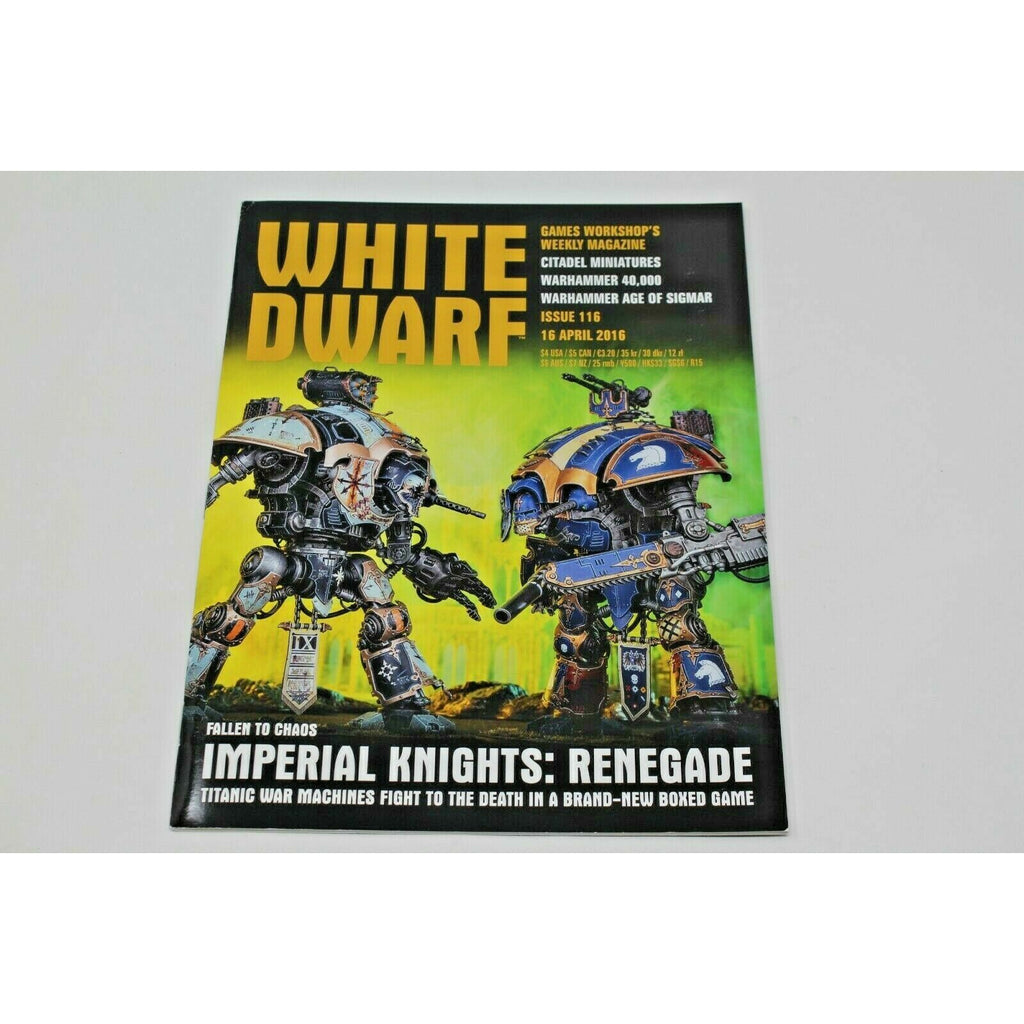 Warhammer White Dwarf Small Issue 116 April 2016 - WD3 | TISTAMINIS