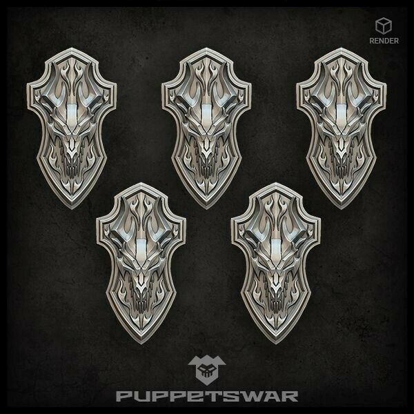 Puppets War Dragon Shields (left) New - Tistaminis