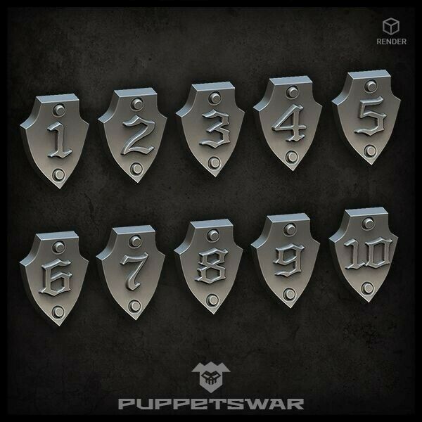 Puppets War Gothic Division Shields New - Tistaminis