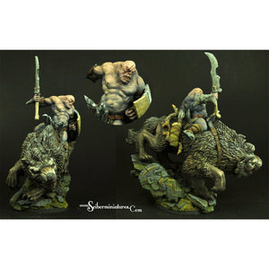 Scibor Miniatures Orc Wolf Rider New - TISTA MINIS