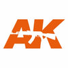 AK 3rd GEN Acrylic Rubber Black 17ml - Tistaminis