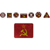 WW3: Team Yankee Soviet Gaming Set (x20 Tokens, x2 Objectives, x16 Dice) New - TISTA MINIS