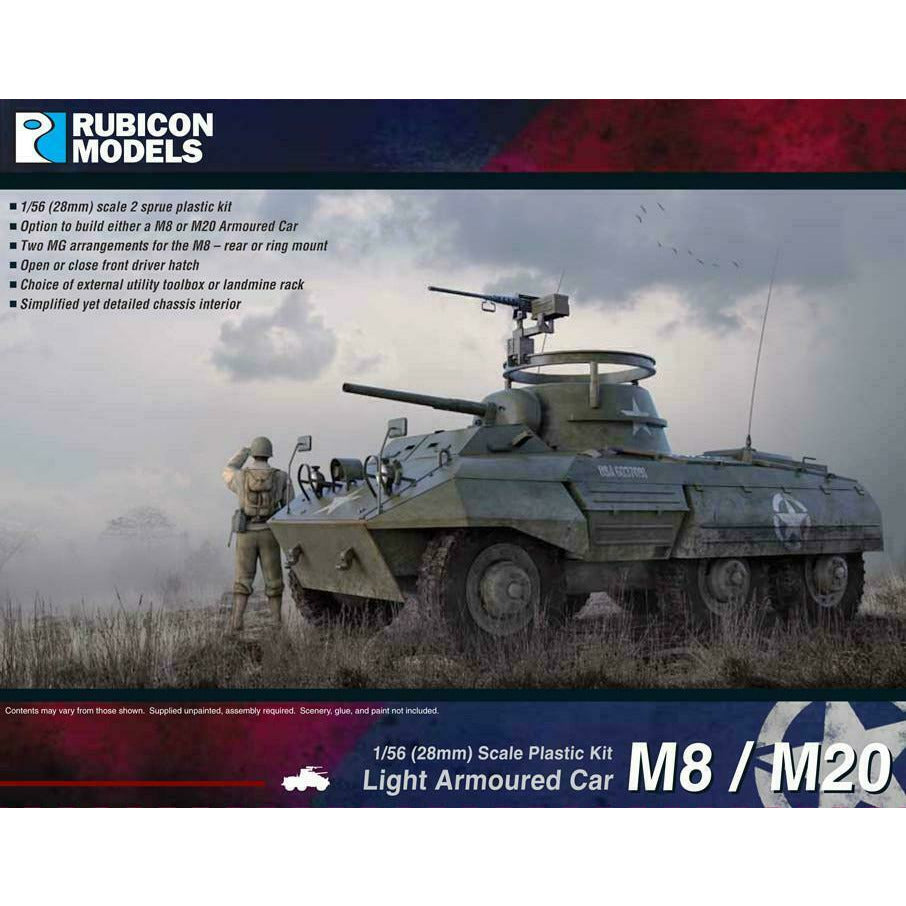 Rubicon American M8 Greyhound / M20 Scout Car New - Tistaminis