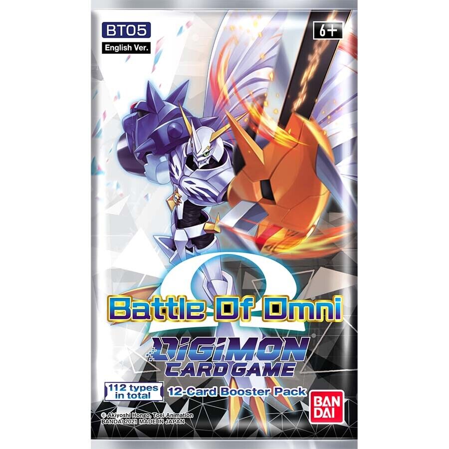 Digimon Battle of Omni Booster Pack (x1) New - Tistaminis